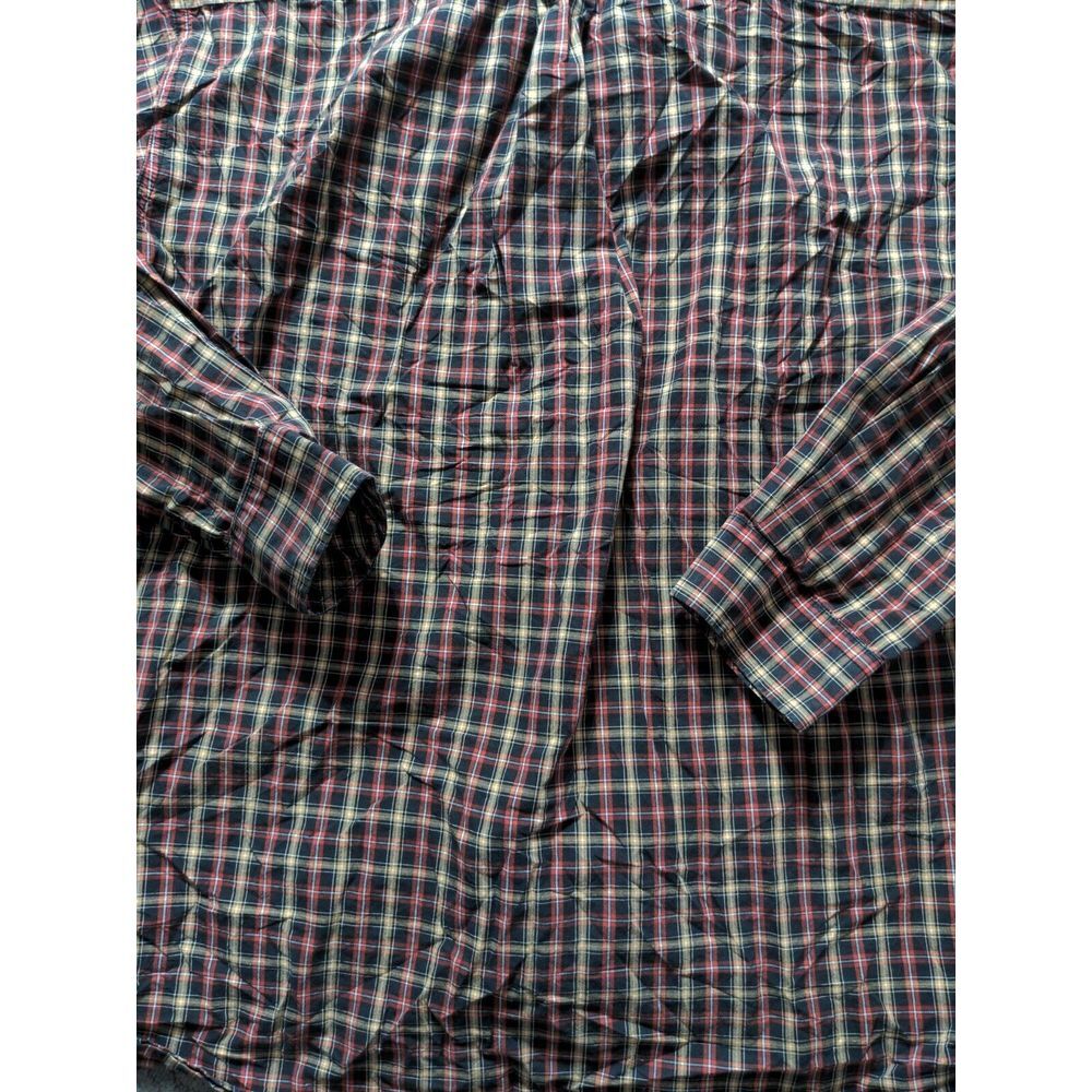 Cinch Long Sleeve Button Down Shirt Men's Size Medium Red Plaid - Picture 8 of 9